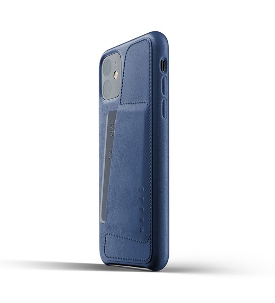 Чохол для iPhone 11 MUJJO Full Leather Wallet ( Monaco Blue ) MUJJO-CL-006-BL