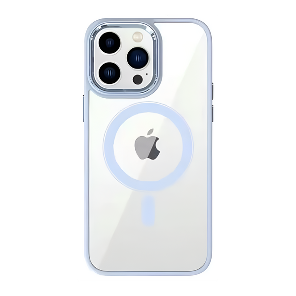 Чехол для iPhone 13 Pro Max Color Clear Case with MagSafe - Sierra Blue