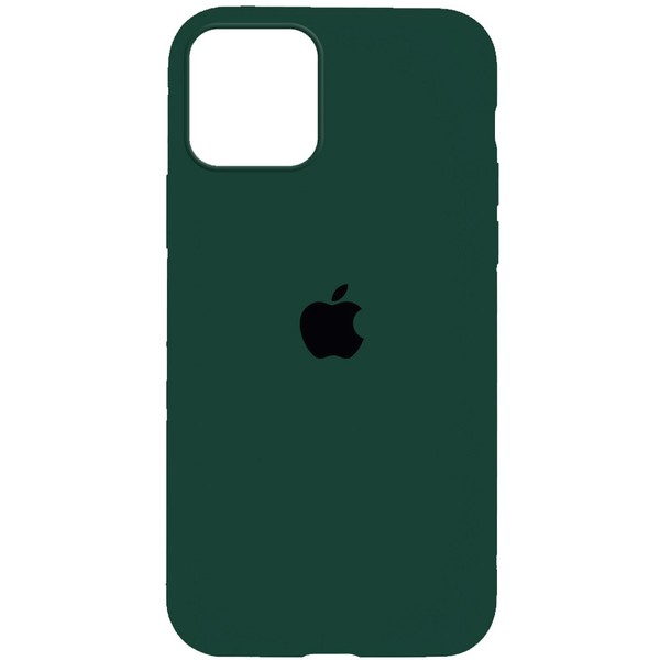 Чехол для iPhone 14 Pro Max OEM- Silicone Case (Forest Green)