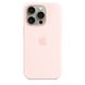 Чохол для iPhone 15 Pro OEM+ Silicone Case wih MagSafe (Light Pink)