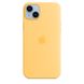 Чохол для iPhone 14 Plus Apple Silicone Case with MagSafe - Sunglow (MPTD3) UA