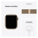 USED Apple Watch Series 7 GPS + LTE 41mm Gold Stainless Steel Case with Gold Milanese Loop (MKHH3/MKJ03)