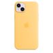 Чохол для iPhone 14 Plus Apple Silicone Case with MagSafe - Sunglow (MPTD3) UA