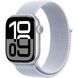 Apple Watch Series 10 GPS + Cellular 42mm Silver Aluminum Case w. Blue Cloud S. Loop (MWX53)