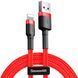 Кабель Baseus Cafule Cable USB For iP 2.4A 0.5m (Red-Red) CALKLF-A09