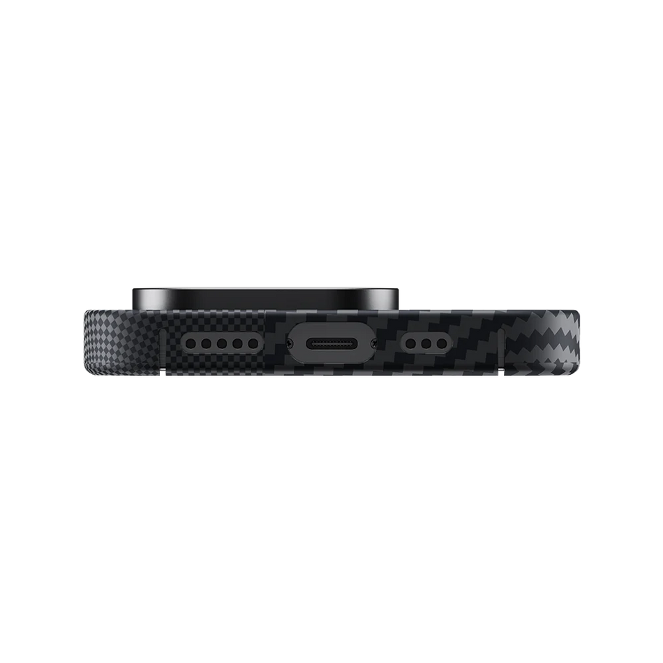 Чохол для iPhone 15 Pro Max Benks Montage Armor Kevlar Air Case (600D/1500D) with MagSafe (Black)