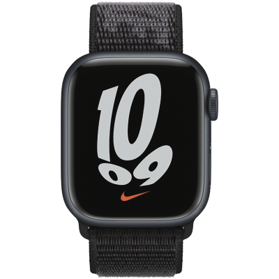Ремінець для Watch 40/41 mm Apple Nike Sport Loop Black - Regular S/M (ML2U3) UA