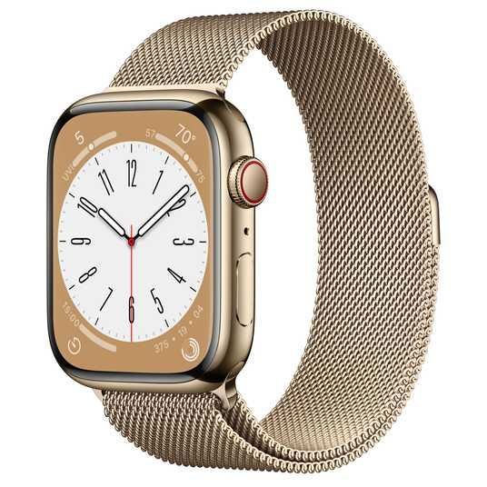 Купить Б/У Apple Watch Series 8 GPS + Cellular 45mm Gold Stainless