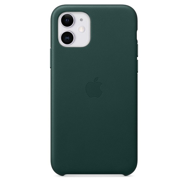 Чохол для iPhone 11 OEM Leather Case ( Forest Green )