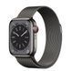 Б/У Apple Watch Series 8 GPS + Cellular 41mm Graphite Stainless Steel Case w. Milanese Loop