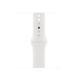Apple Watch SE 2 GPS + LTE 40mm Silver Aluminum Case with White Sport Band (MNPP3)
