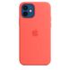 Чохол для iPhone 12 Pro OEM Silicone Case with Magsafe ( Pink Citrus )