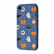 Чохол для iPhone XR TPU WAVE Fancy ( Ghosts and pumpkins / Dark blue )