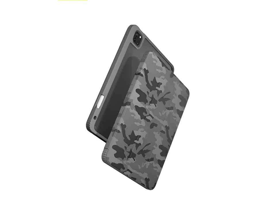 Чехол для iPad Pro 12,9"(2020,2021,2018) Blueo Ape Case with Leather Sneath (Camo Gray) B42-I129CAM(L)