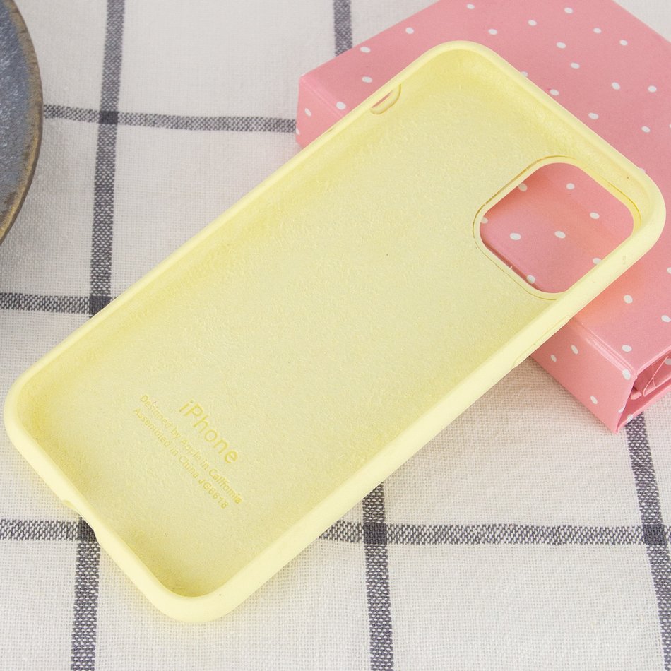 Чехол для iPhone 11 Pro Max OEM Silicone Case ( Mellow Yellow )