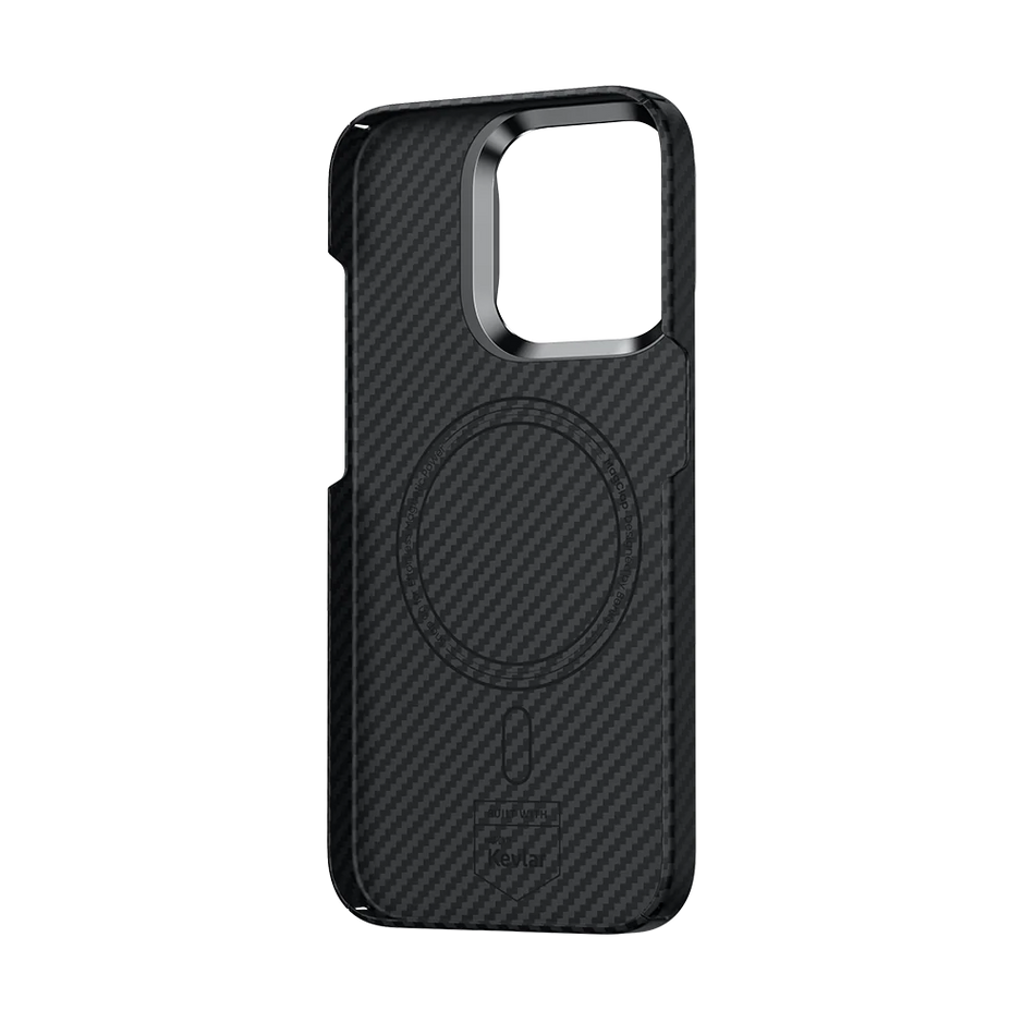 Чехол для iPhone 15 Pro Benks Armor Pro Kevlar Case (600D) with MagSafe (Black)