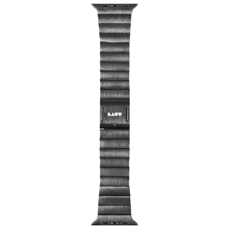 Ремінець для Watch 42/44/45/49 mm LAUT LINKS 2.0, Чорний (L_AWL_L2_BK)