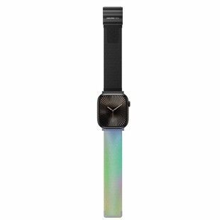 Ремешок для Apple Watch 42/44/45/46/49mm AmazingThing StyleFlip Band (Black/Cosmic) (TML46RB)