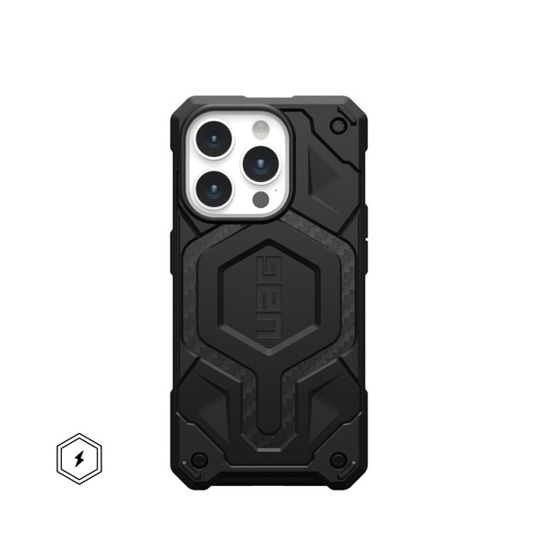 Чехол для iPhone 15 Pro UAG Monarch Pro Magsafe, Carbon Fiber (114221114242)