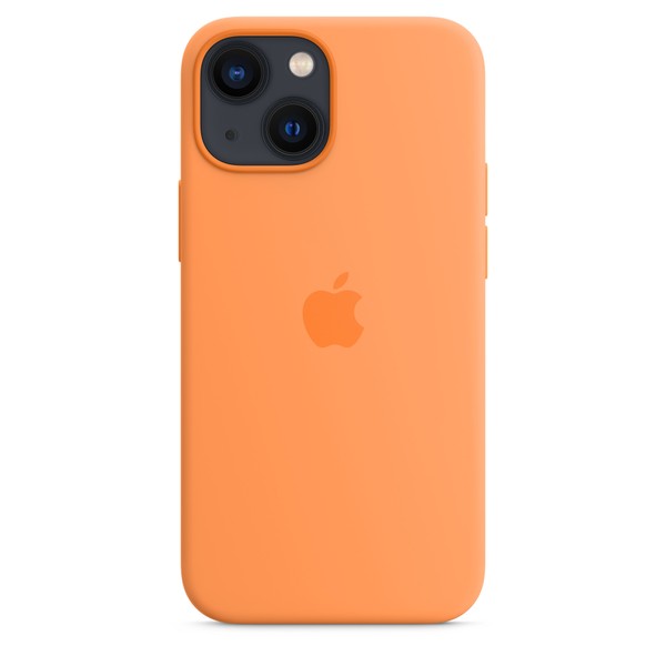 Чехол для iPhone 13 mini OEM+ Silicone Case with MagSafe ( Marigold )