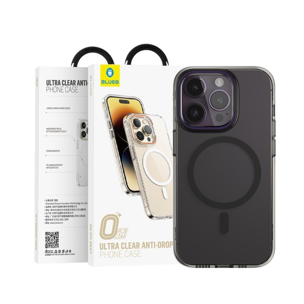 Чехол для iPhone 14 Pro Max Blueo Ultra Clear Anti-Drop Case with MagSafe (Purple) B49-I14PMP