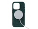 Чехол для iPhone 15 Pro Njord Salmon Leather MagSafe Case Dark Green (NA53SL02)