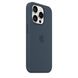 Чохол для iPhone 15 Pro OEM+ Silicone Case wih MagSafe (Storm Blue)
