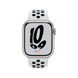 Apple Watch Series 7 Nike GPS 41mm Starlight Aluminium Case with Pure Platinum/Black Nike Sport Band (MKN33, MKN33UL/A)