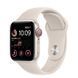 Apple Watch SE 2 GPS + LTE 40mm Starlight Aluminum Case with Starlight Sport Band (MNPH3)