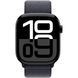 Apple Watch Series 10 GPS + Cellular 46mm Jet Black Aluminum Case w. Ink Sport Loop (MWY53)