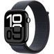 Apple Watch Series 10 GPS + Cellular 46mm Jet Black Aluminum Case w. Ink Sport Loop (MWY53)