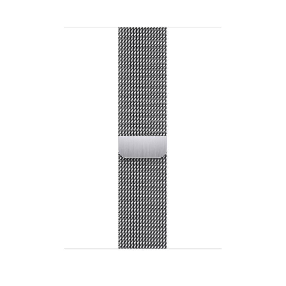 Б/У Apple Watch Series 8 GPS + Cellular 45mm Silver Stainless Steel Case w. Milanese Loop