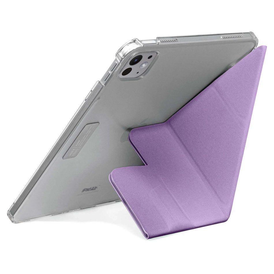 Чохол для iPad Pro 13" (2024) LAUT HUEX Folio Y Tri-fold Stand з коміркою для Pencil, Фіолетовий (L_IPP24L_HF_PU)