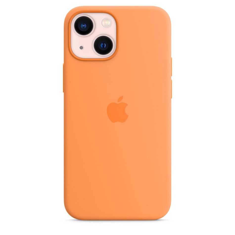 Чохол для iPhone 13 mini OEM+ Silicone Case with MagSafe ( Marigold )