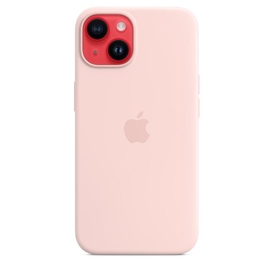 Чехол для iPhone 14 OEM+ Silicone Case wih MagSafe (Pink)