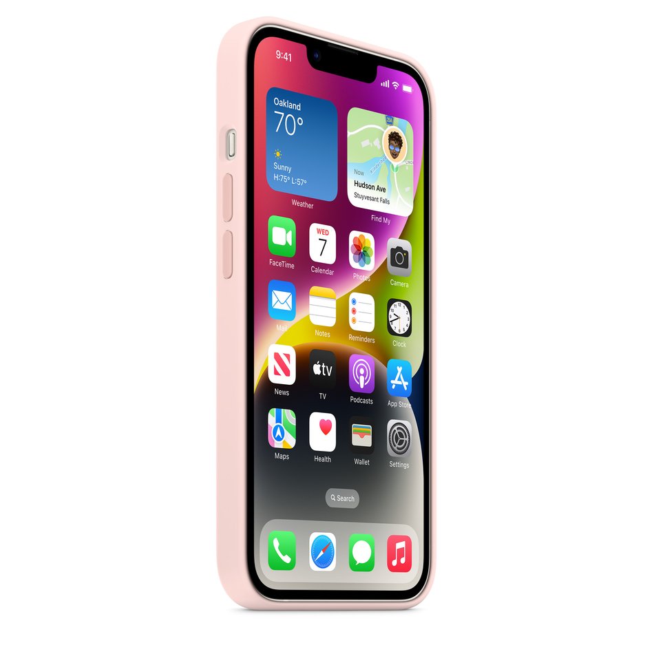Чохол для iPhone 14 OEM+ Silicone Case wih MagSafe (Pink)