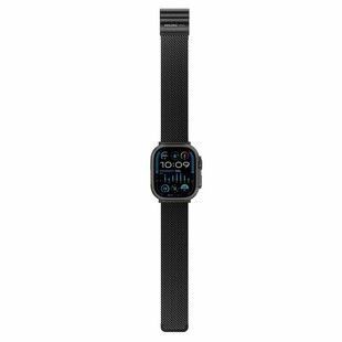 Ремінець для Apple Watch 42/44/45/46/49mm AmazingThing Premium Metal Band (Black) (TSL46BK)