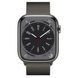 Б/У Apple Watch Series 8 GPS + Cellular 45mm Graphite Stainless Steel Case w. Milanese Loop