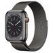 Б/У Apple Watch Series 8 GPS + Cellular 45mm Graphite Stainless Steel Case w. Milanese Loop