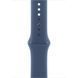 Apple Watch SE 2 GPS 44mm Silver Aluminium Case w. Denim Sport Band - M/L (MXER3)