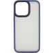 Чохол для iPhone 13 Pro Max Metal Buttons ( Blue )