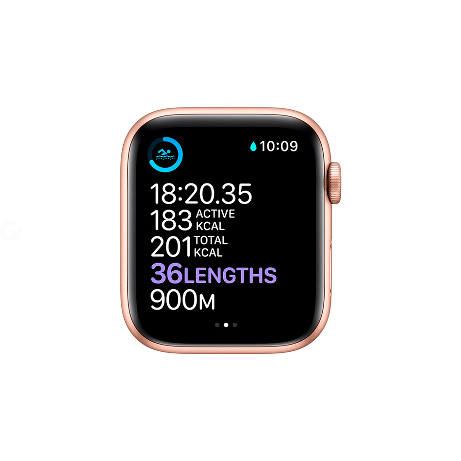 Б\У Apple Watch Series 6 GPS 44mm Gold Aluminium Case with Pink Sand Sport Band (M00E3)