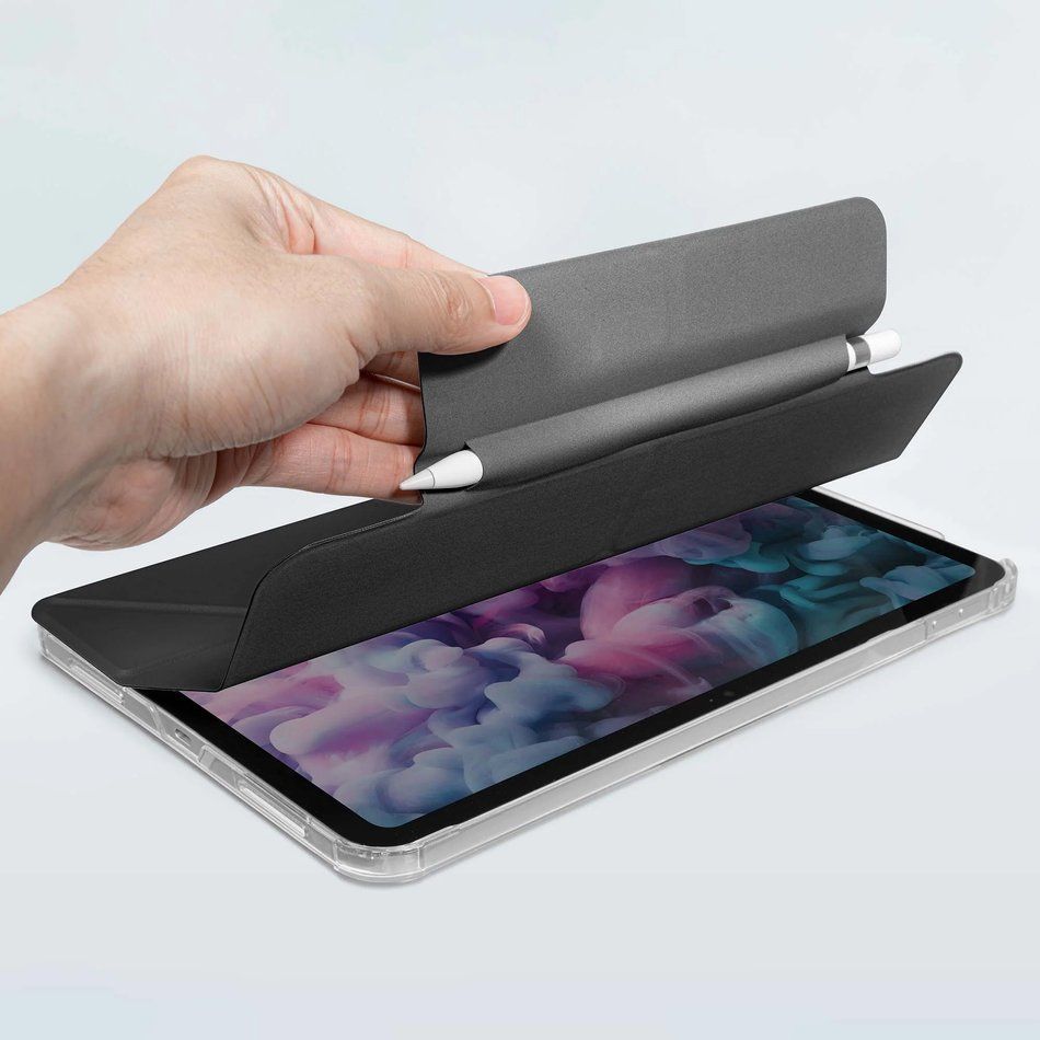 Чохол для iPad Pro 13" (2024) LAUT HUEX Folio Y Tri-fold Stand з коміркою для Pencil, Чорний (L_IPP24L_HF_BK)