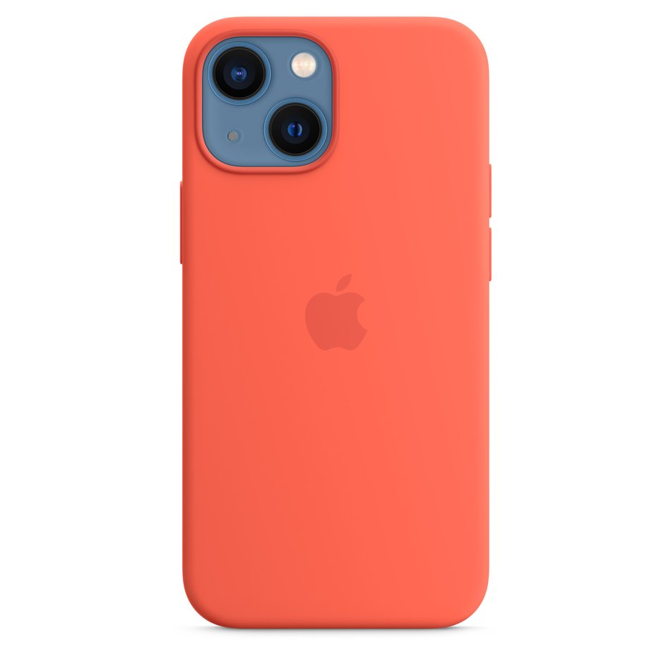 Чехол для iPhone 13 mini OEM+ Silicone Case with MagSafe ( Nectarine )