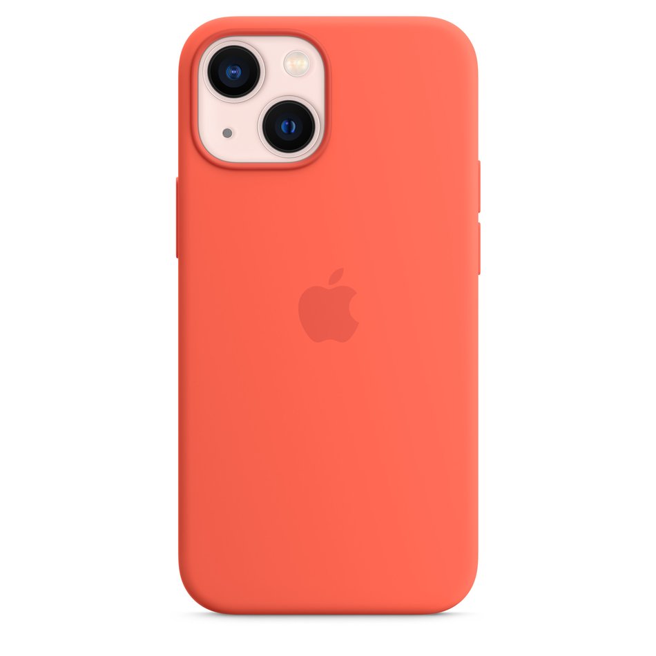 Чохол для iPhone 13 mini OEM+ Silicone Case with MagSafe ( Nectarine )