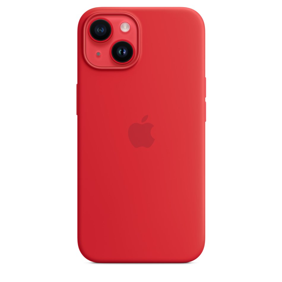 Чохол для iPhone 14 OEM+ Silicone Case wih MagSafe (Red)