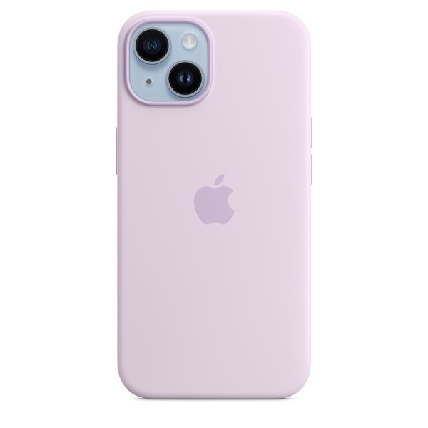 Чехол для iPhone 14 Apple Silicone Case with MagSafe - Lilac (MPRY3) UA