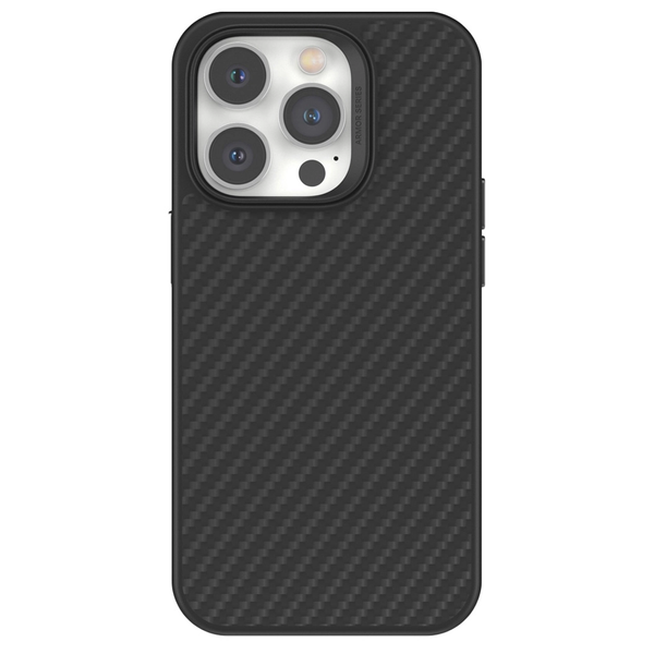 Чохол для iPhone 13 Pro Max Blueo Aramid Fiber Anti-Drop Case with MagSafe (Black) BK5777-13PM