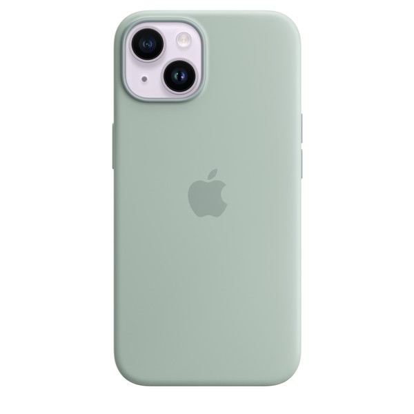 Чехол для iPhone 14 OEM+ Silicone Case wih MagSafe (Succulent)