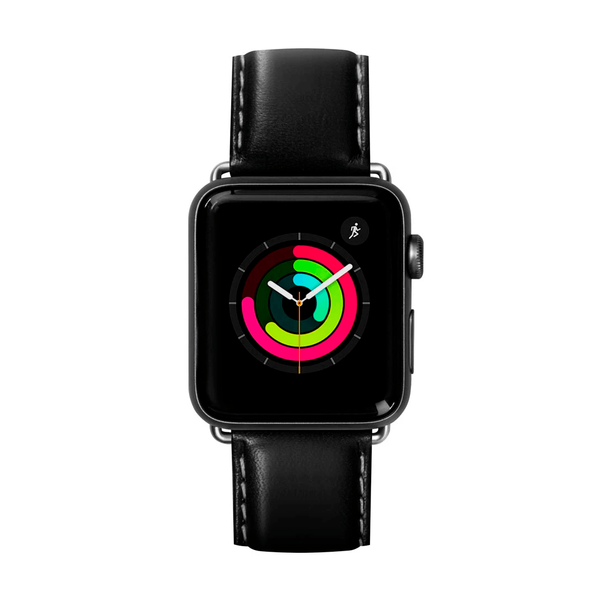 Ремешок для Apple Watch 42/44 mm Laut Oxford Nappa (Noir) LAUT_AWL_OX_BK